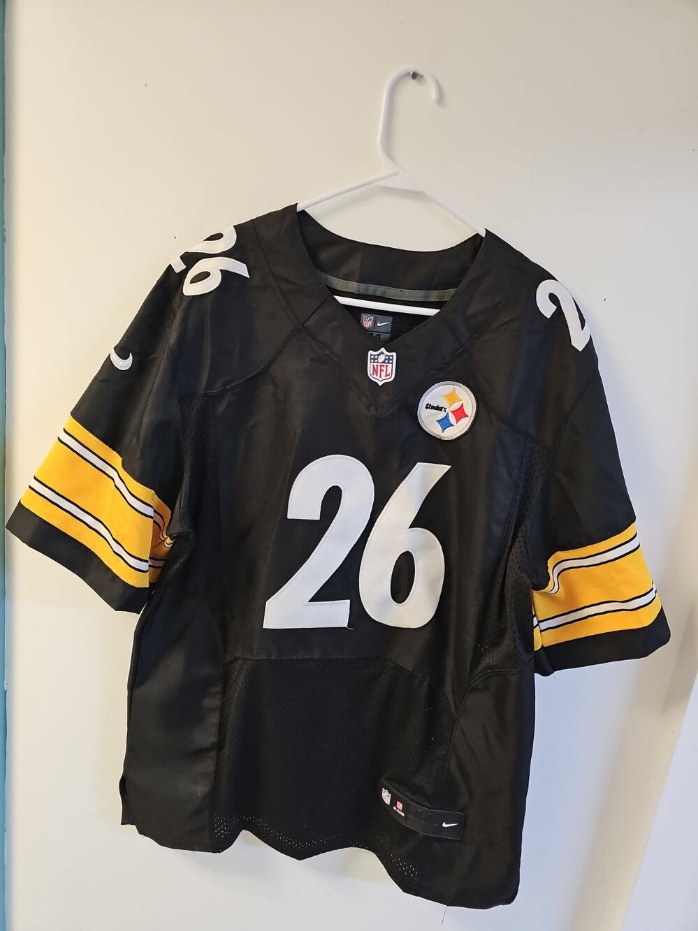 Pittsburgh Steelers Le'Veon Bell Nike On Field Authentic Sewn Jersey 44 stitched